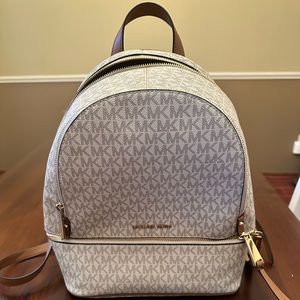 White Michael Kors Backpack